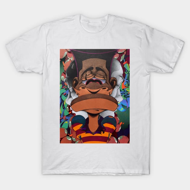 A Despondent Arnold T-Shirt by TJ Reese Art